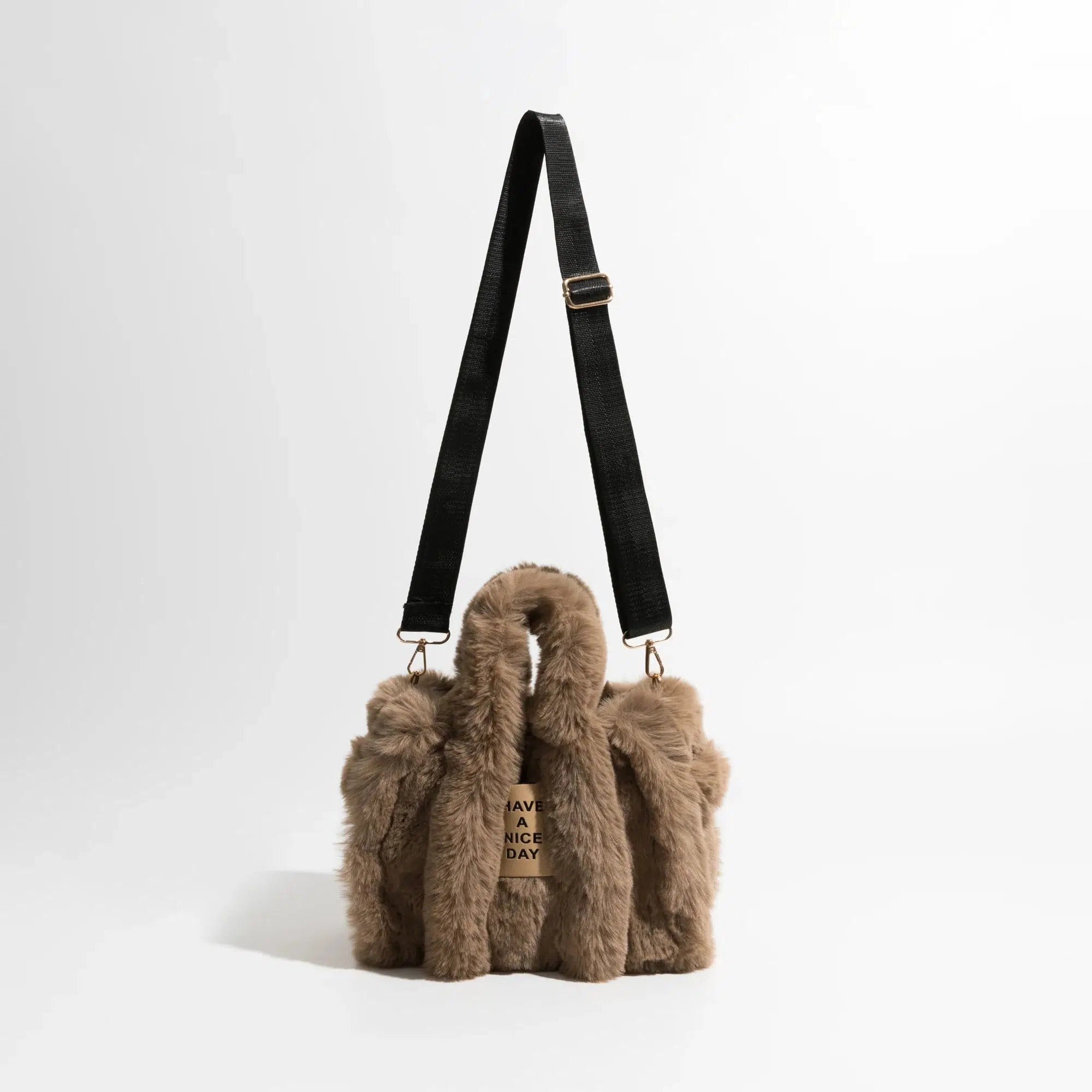 Chic Y2K-Inspired Fluffy Faux Fur Tote Bag for Trendy Summer Outfits and Aesthetic Looks