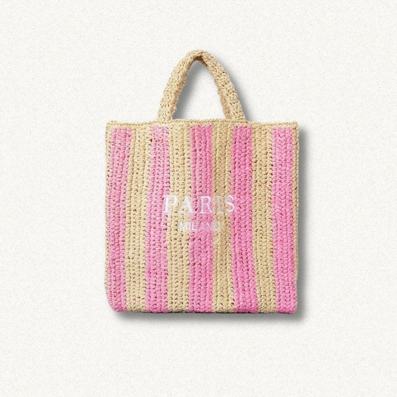 Chic Y2K-Inspired Straw Beach Bag for Summer Outfits and Aesthetic Adventures