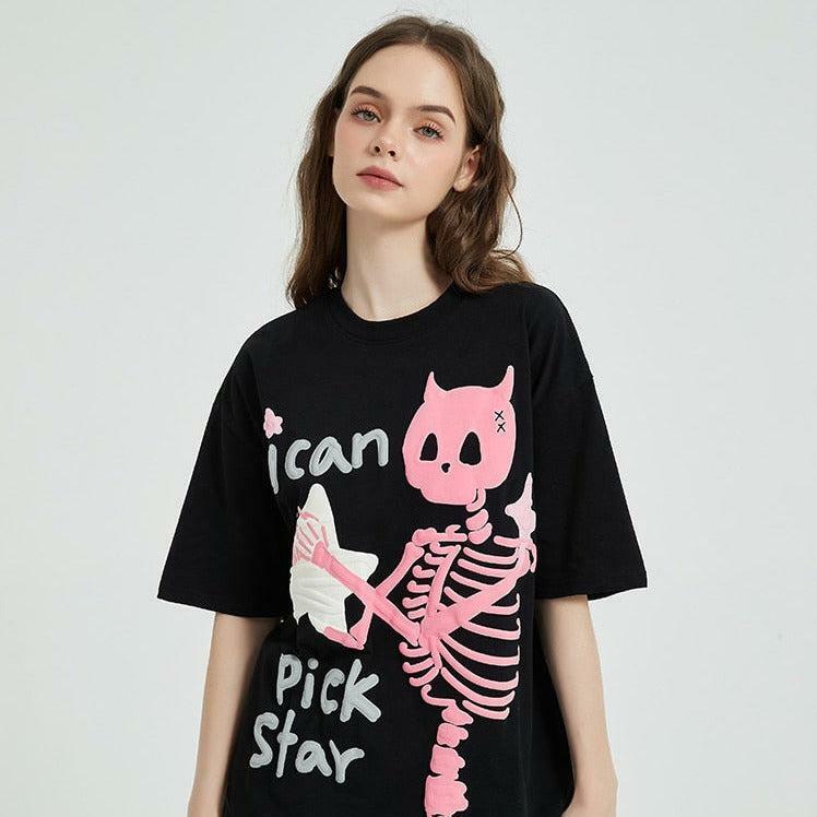 I Can Pick Star Tee - Y2K Inspired Graphic Tee for Trendy Summer Outfits