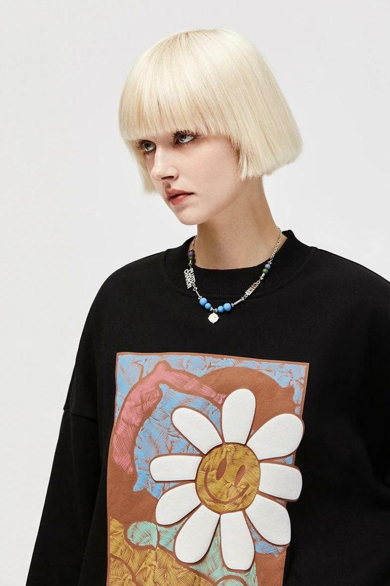 Indie Y2K Aesthetic Take a Rest Sweatshirt - Cozy Grunge Style for Effortless Outfits