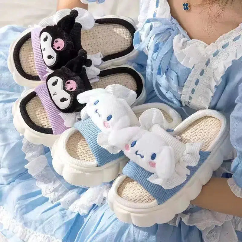 Kawaii Sanrio Slippers: Adorable Y2K-Inspired Footwear for Cozy Summer Vibes