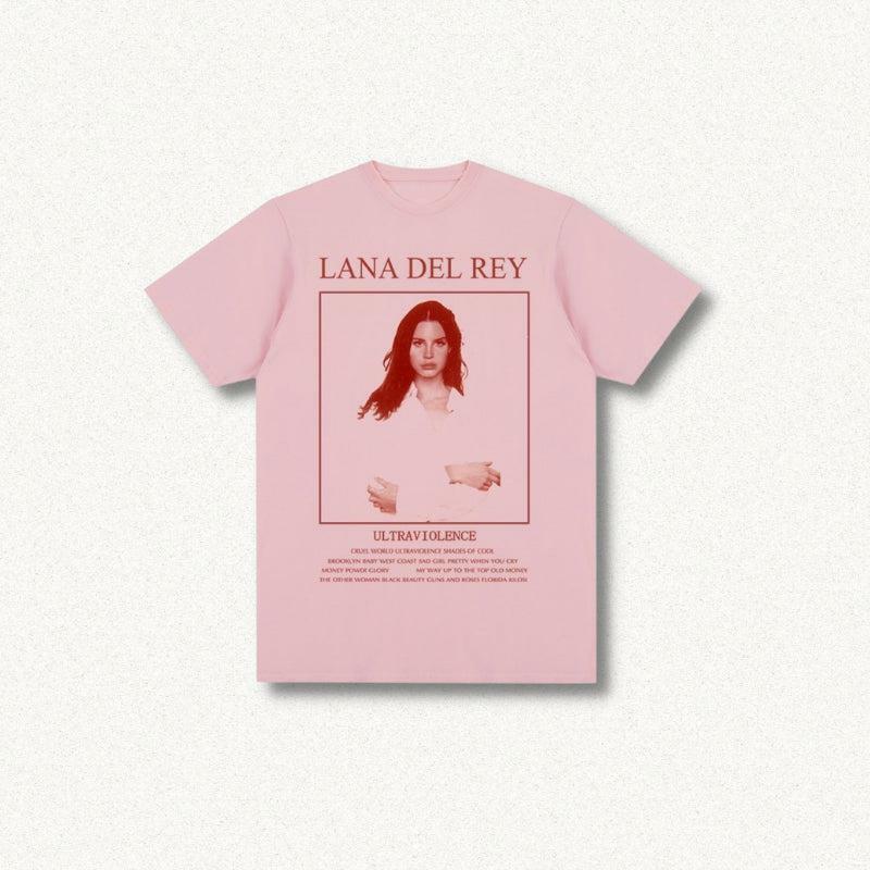 Lana Del Rey Y2K Graphic Tee - Vintage 90s Aesthetic Top for Effortless Summer Style