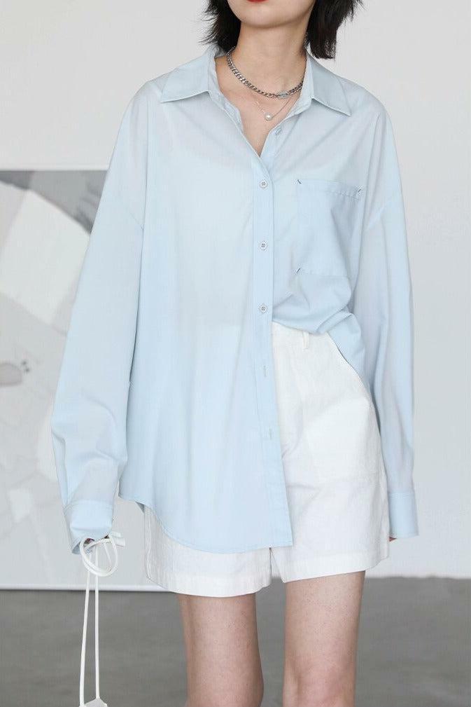 Trendy Oversized Poplin Shirt - Y2K Fashion Essential for Effortless Summer Outfits