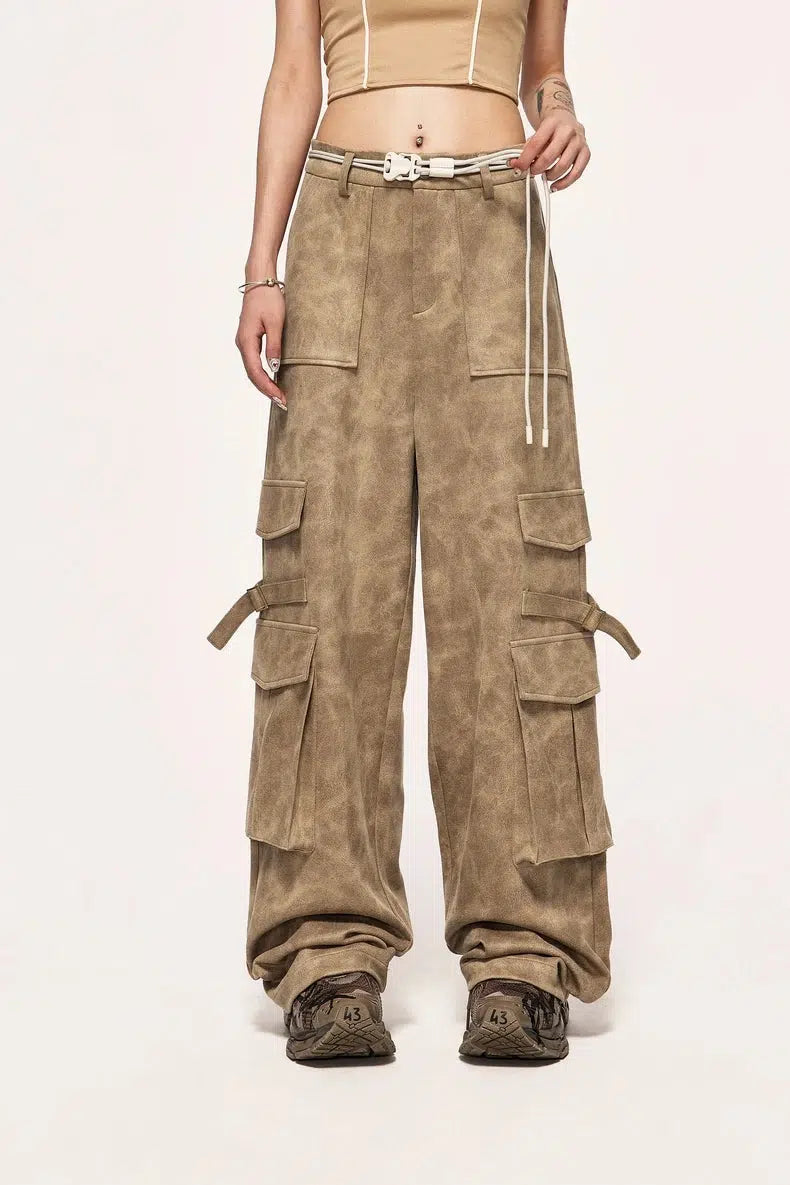 Trendy Y2K Safari Cargo Pants for Effortless Summer Style and Grunge Aesthetic