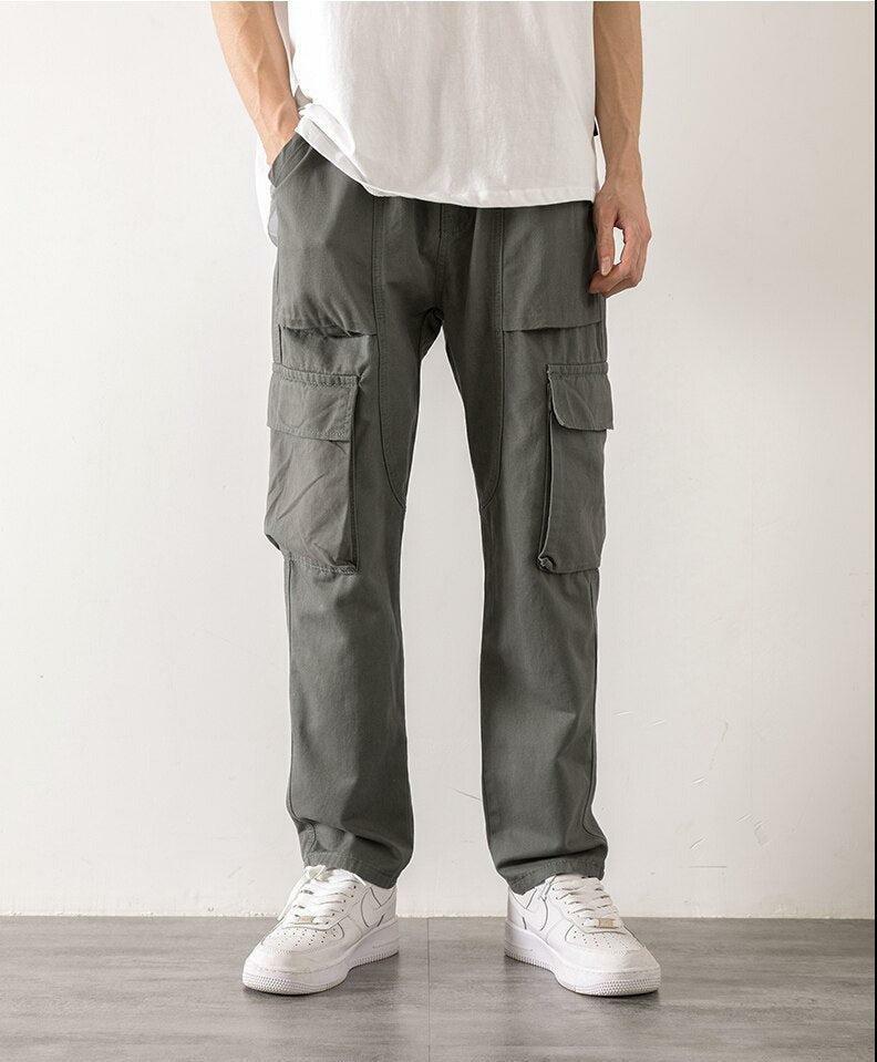 Trendy Y2K Straight Leg Cargo Pants for Effortless Summer Style and Grunge Aesthetic