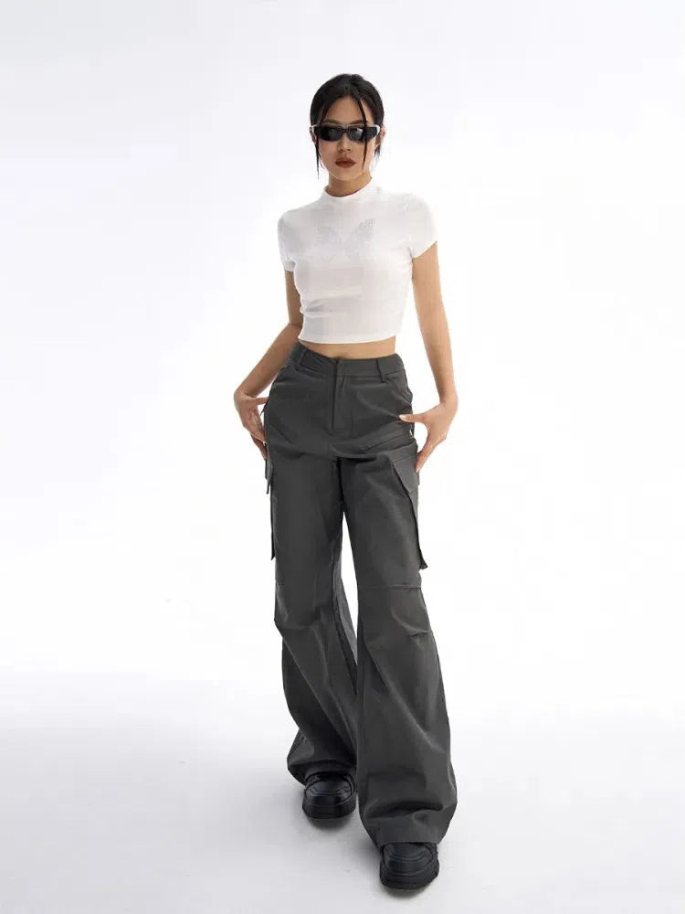 Trendy Y2K Streetwear Cargo Pants for Effortless Summer Style and Grunge Aesthetic