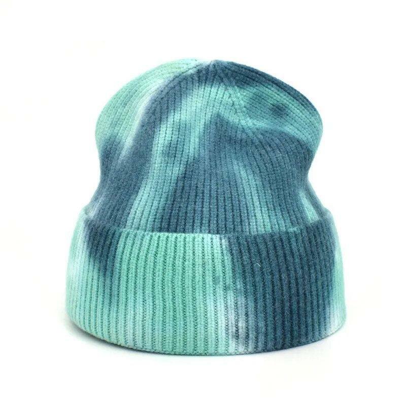 Trendy Y2K Tie Dye Beanie for a Chic Grunge Aesthetic and Summer Vibes