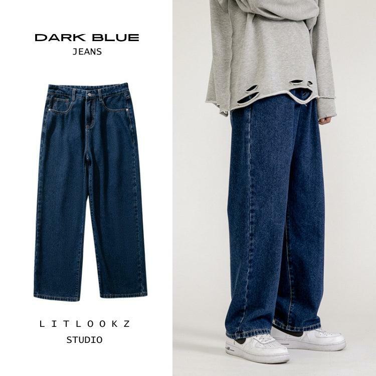 Trendy Y2K Washed Baggy Jeans for Effortless Grunge Aesthetic Summer Outfits