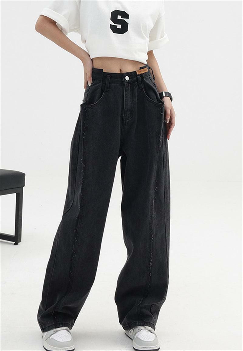 Trendy Y2K Wide Leg Baggy Jeans for Effortless Summer Style and Vintage Vibes