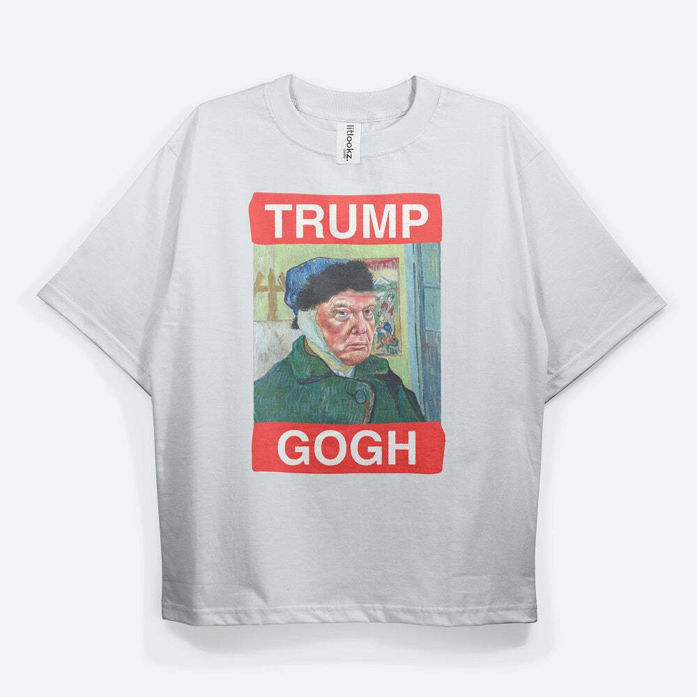 Tr*mp Gogh' Tee: Y2K-Inspired Graphic Tee for Trendy Summer Outfits and Aesthetic Vibes