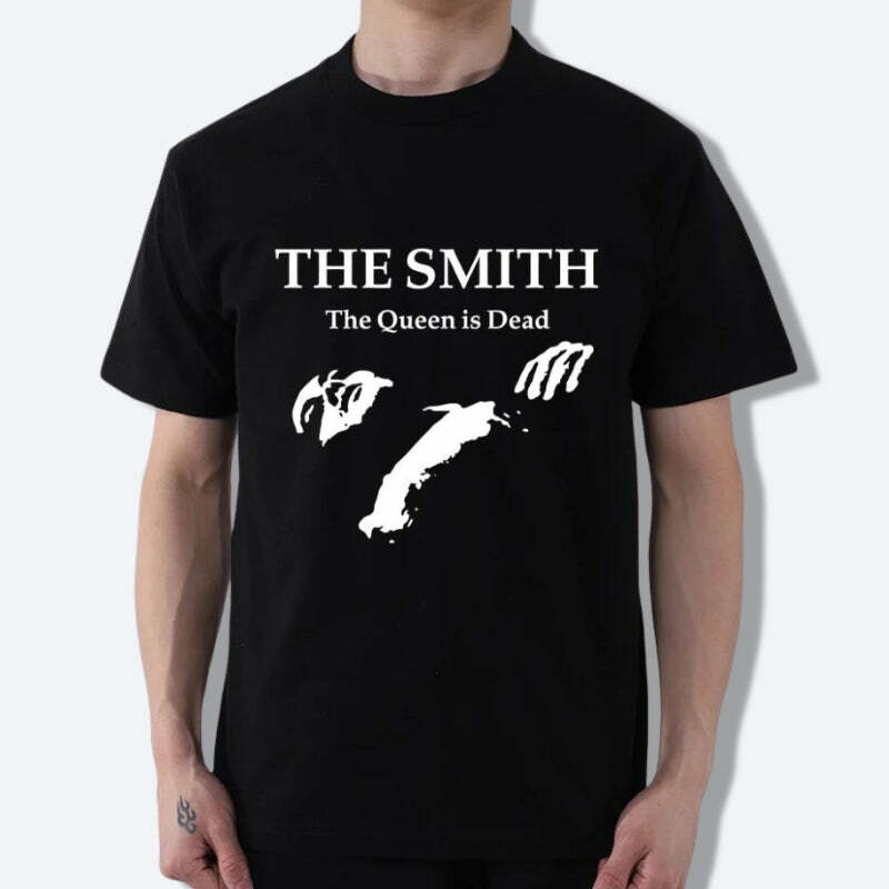 Vintage The Smiths Graphic Tee - Y2K Aesthetic, 90s Grunge Style, Retro Band T-Shirt