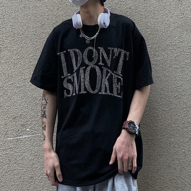 Y2K Aesthetic 'I Don't Smoke' Tee - Vintage 90s Grunge Style Graphic T-Shirt