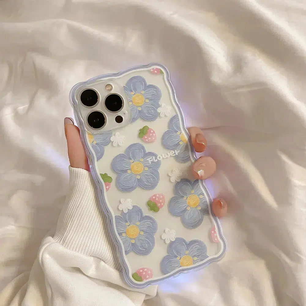 Y2K Aesthetic Soft Girl Floral Clear Phone Case - Trendy Summer Vibes & Cute Outfits