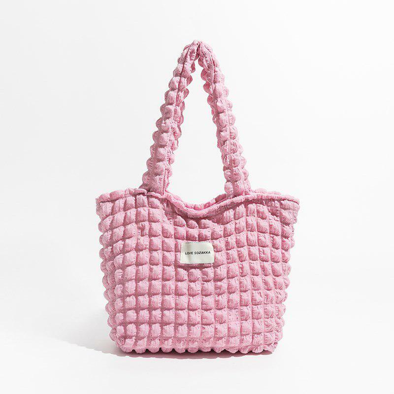 Y2K Aesthetic Soft Girl Popcorn Handbag - Trendy Accessory for Summer Outfits & Cute Looks