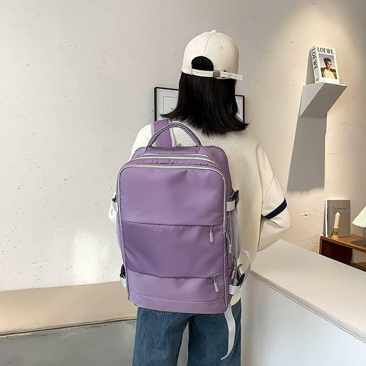 Y2K Aesthetic Soft Girl Travel Backpack with Hidden Pockets for Effortless Style