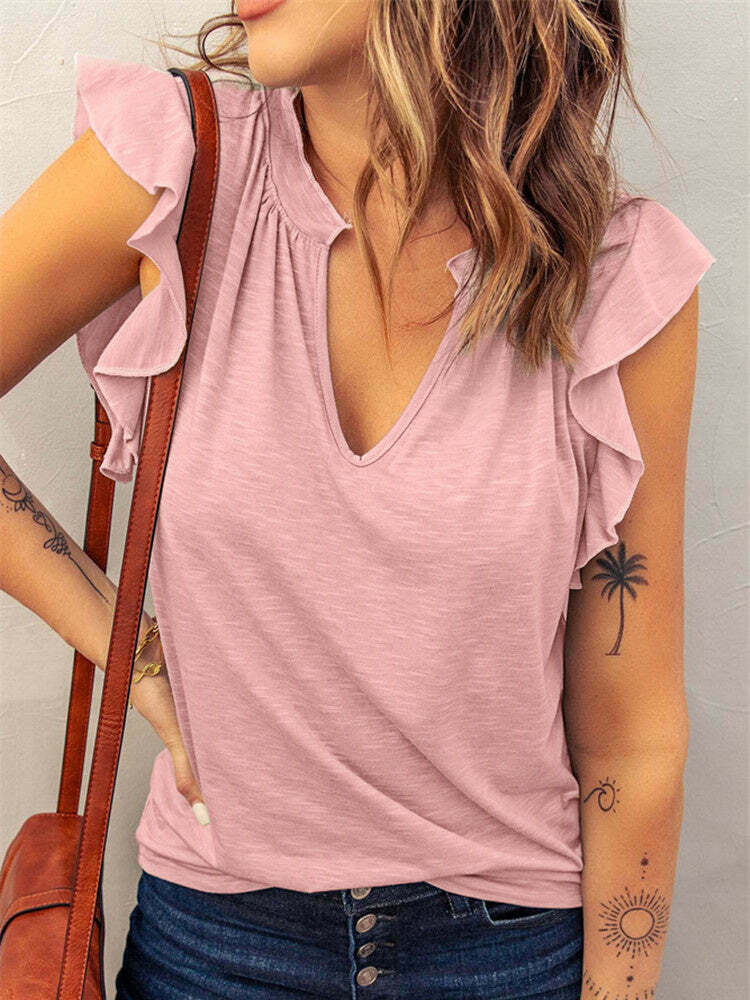 Y2K Aesthetic Solid Color Tank Top - Comfy Casual Cotton Tee for Grunge & Coquette Styles