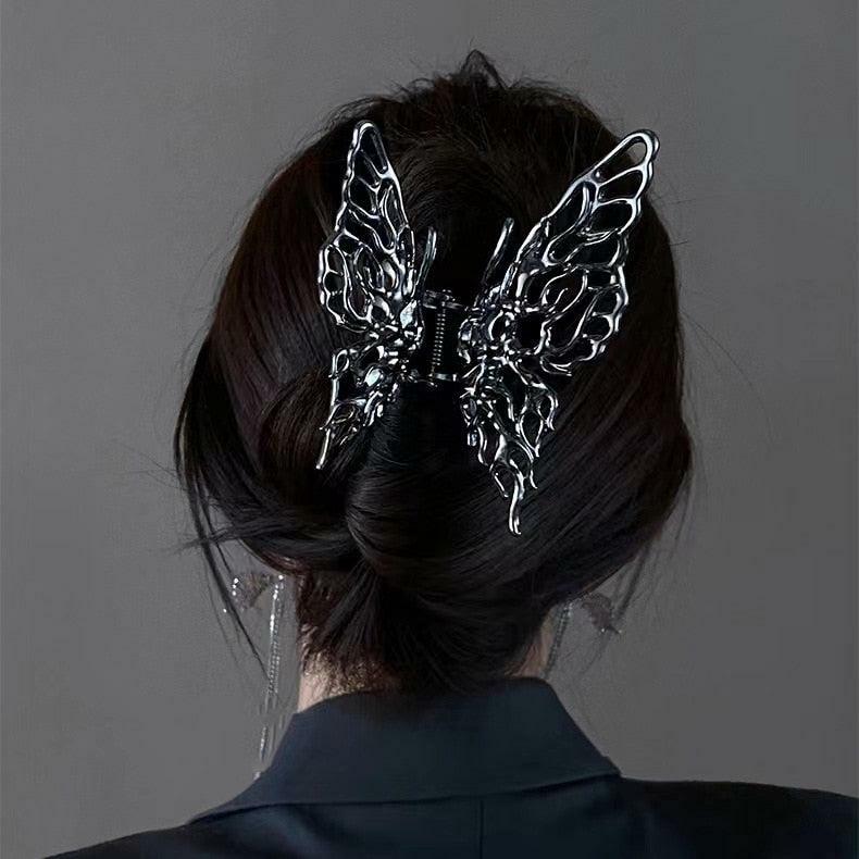 Y2K Butterfly Hair Clip - Trendy Accessory for 90s Aesthetic and Summer Outfits