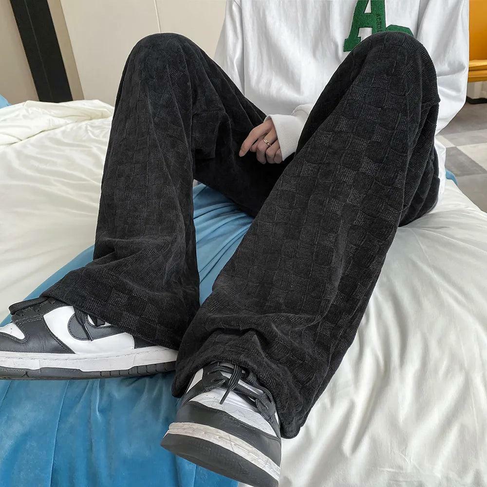 Y2K Checkered Elasticated Cargo Sweatpants for Trendy Grunge and 90s Aesthetic Outfits