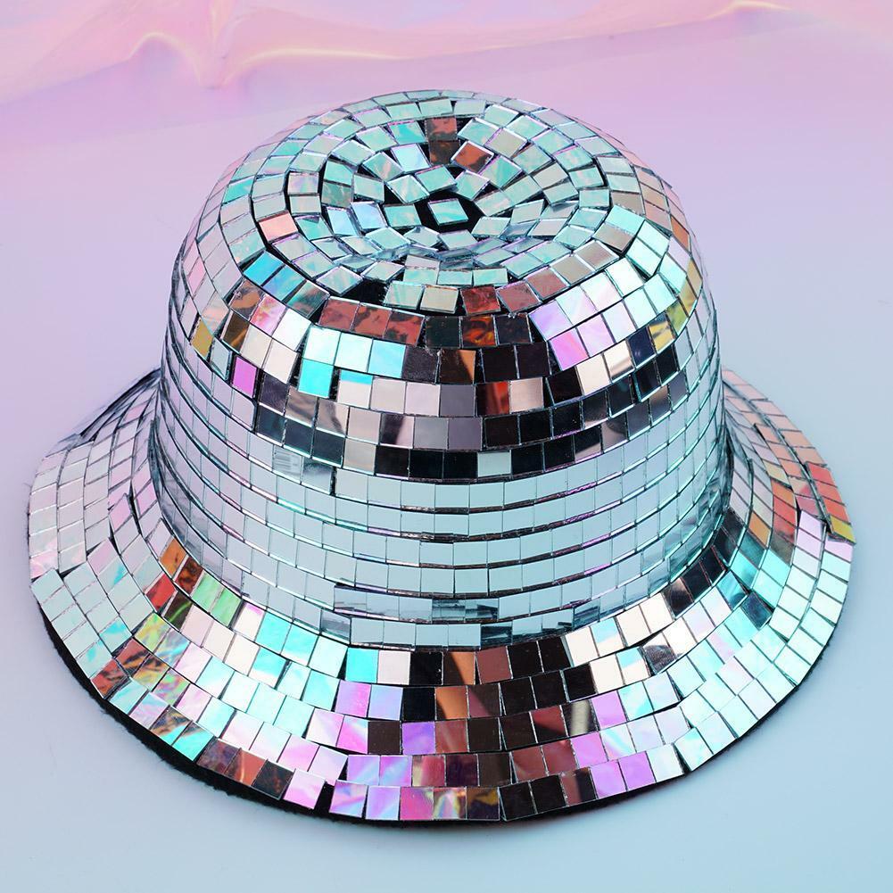 Y2K Disco Ball Cowgirl Hat - Sparkly Western Accessory for Trendy Summer Outfits