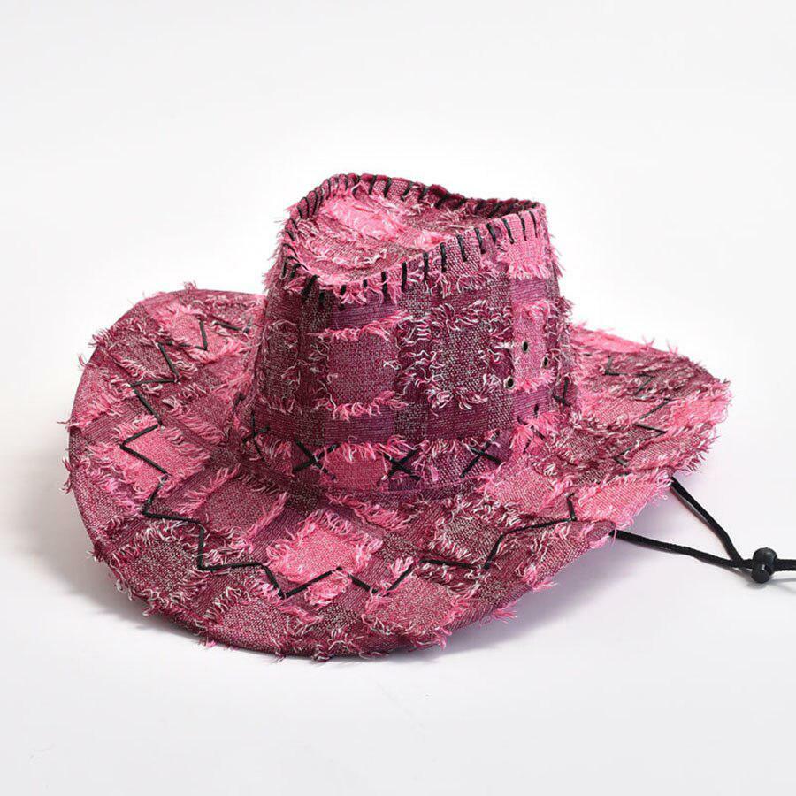 Y2K Disco Cowgirl Hat - Trendy Western Style Accessory for Summer Festivals and Outfits