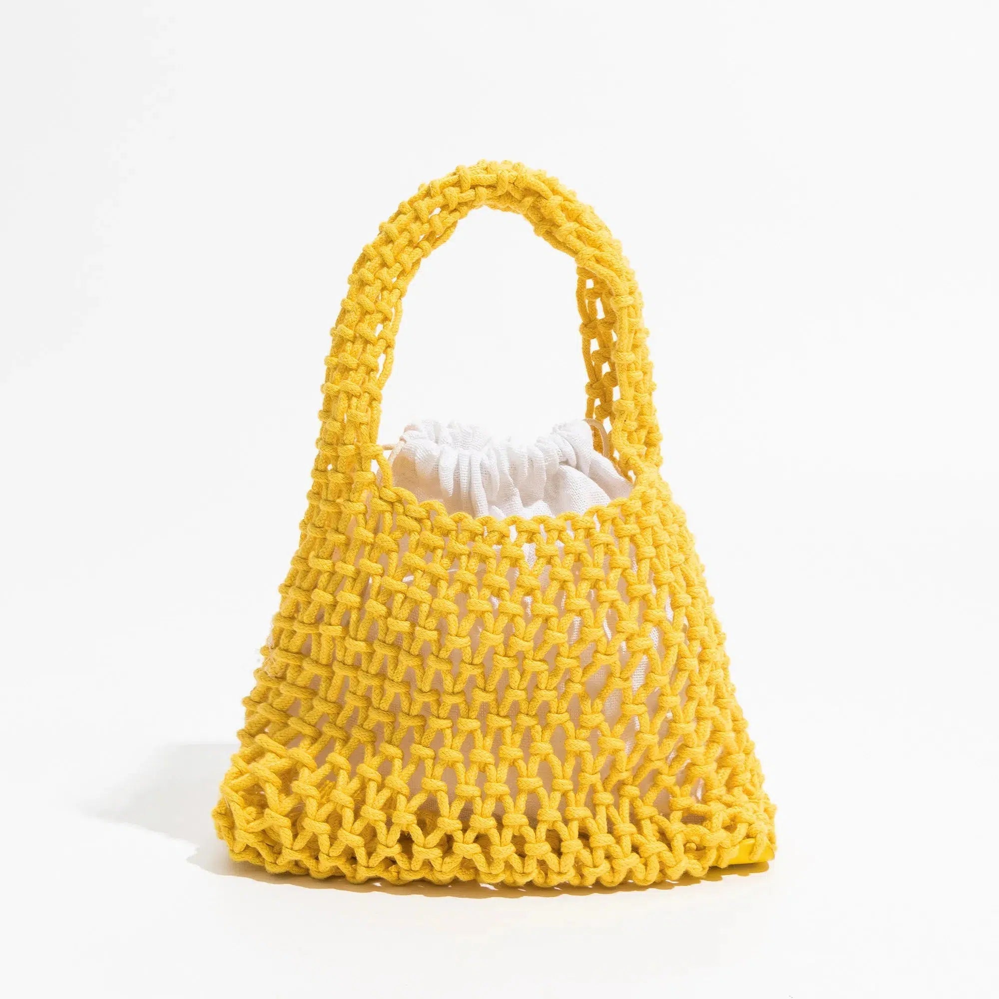 Y2K Indie Smiley Flowers Crochet Bag - Trendy Accessory for Summer Aesthetic Outfits