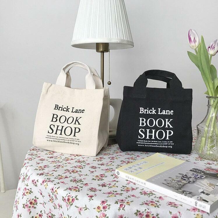 Y2K-Inspired Brick Lane Bookshop Cloth Bag: Trendy Tote for Aesthetic Outfits