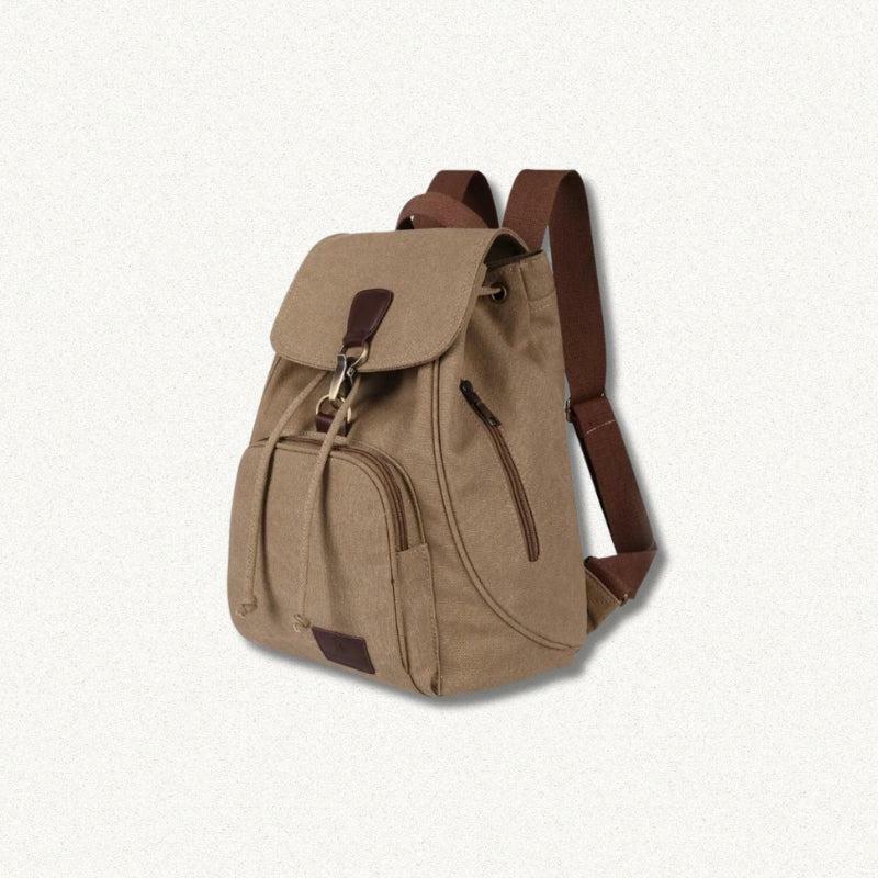 Y2K-Inspired Dark Academia Canvas Backpack for Aesthetic Outfits and Everyday Style