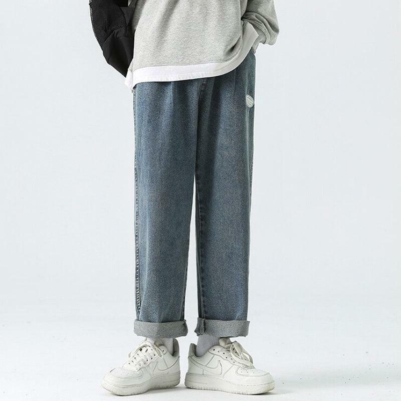 Y2K-Inspired Soft Boy Baggy Jeans for Effortless Grunge Aesthetic and Casual Style