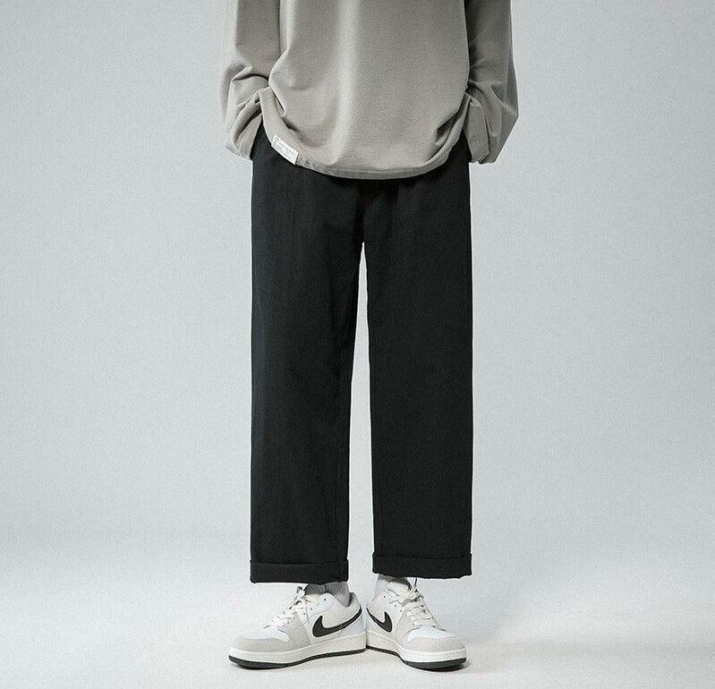 Y2K-Inspired Soft Boy Elastic Waist Straight Leg Cargo Pants for Effortless Style