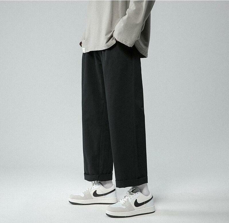 Y2K-Inspired Soft Boy Elastic Waist Straight Leg Cargo Pants for Effortless Style