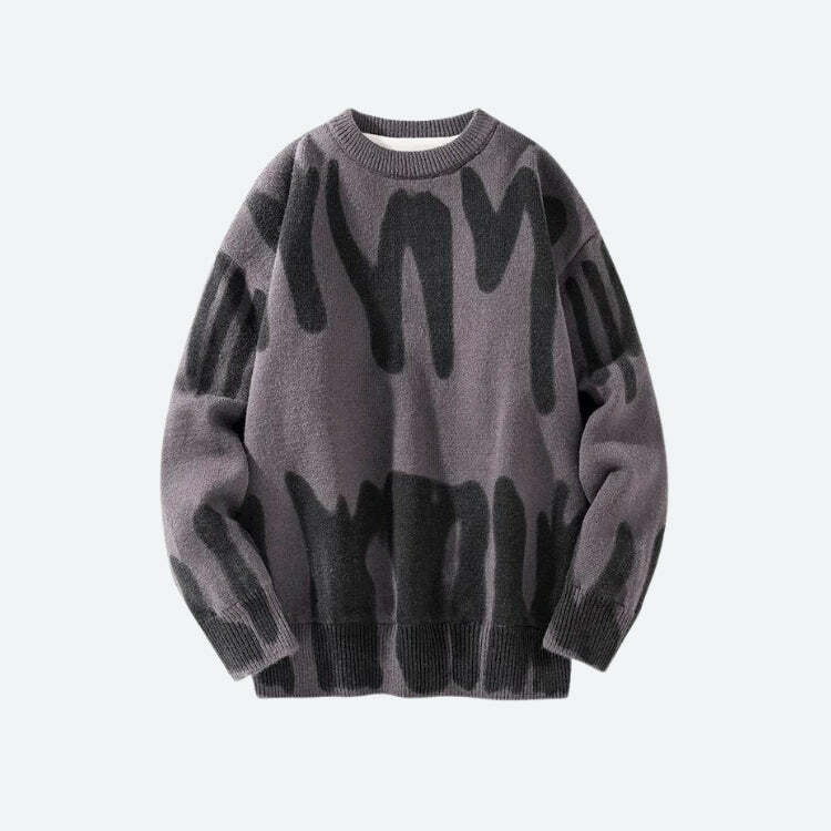 Y2K-Inspired Soft Touch Knitted Sweater for Effortless Summer Aesthetic Outfits