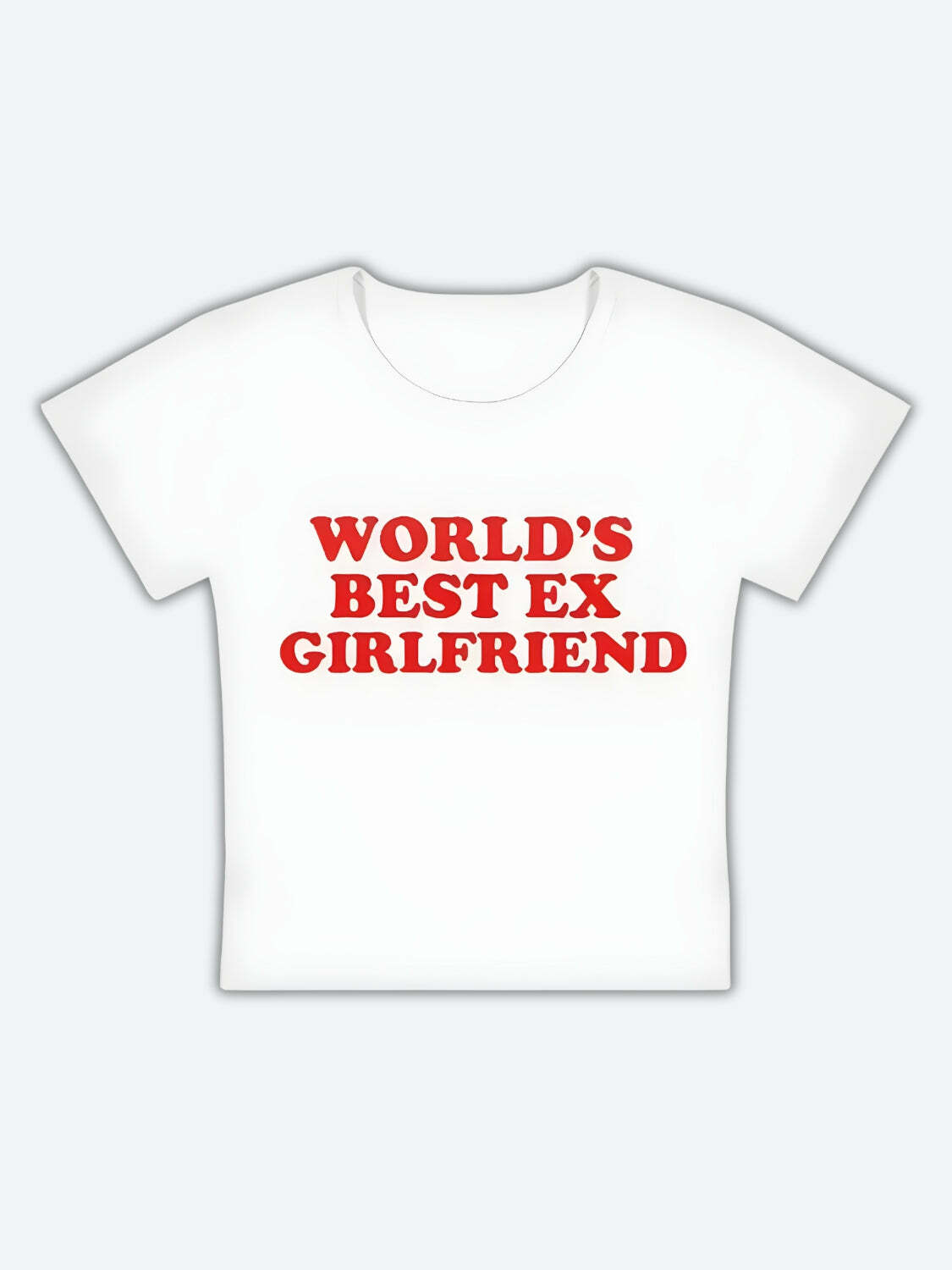 Y2K Inspired World's Best Ex Girlfriend Graphic Tee - Trendy 90s Fashion Statement