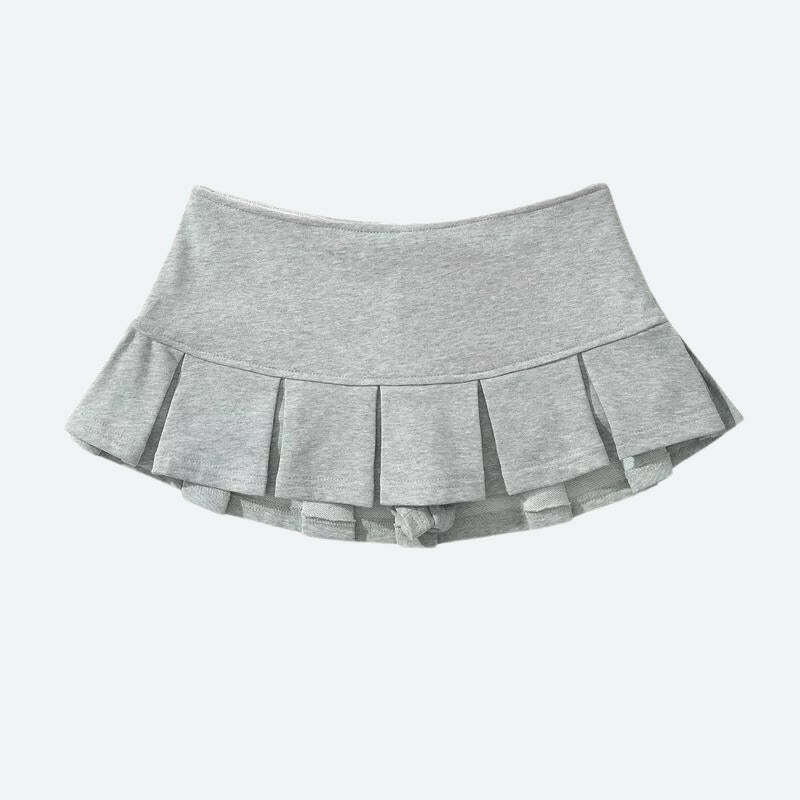 Y2K Pleated Micro Mini Skort - Trendy Summer Skirt for Cute Outfits & Aesthetic Vibes